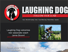 Tablet Screenshot of laughingdogtri.com